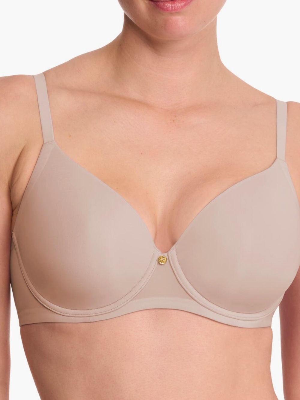 Natori Cloud Comfort Back Smoothing t-Shirt Bra 34DD Light Mocha
